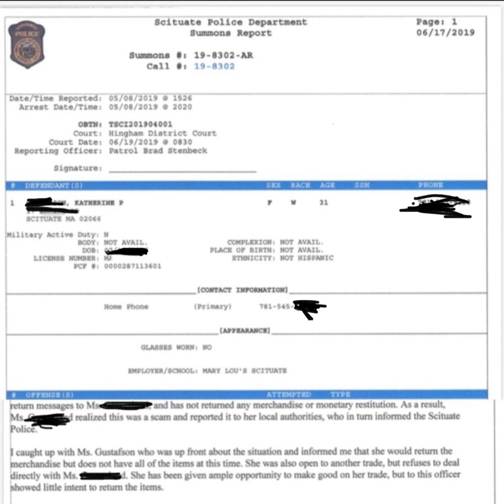 Posh Scam Court Update❗️Grand Larc Under False Pre - Picture 2 of 8